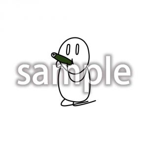 恵方巻を食べるデブ郎の画像