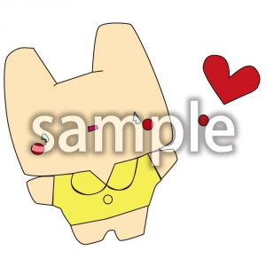 なみだうさぎちゃん　黄色の画像