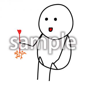 線香花火の画像