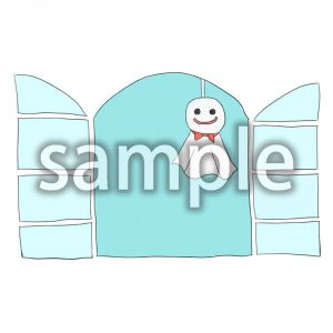 てるてる坊主の画像