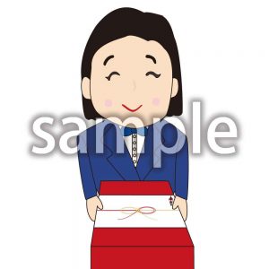 デパート店員の画像