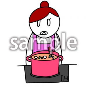 デブ郎母さん料理をするの画像