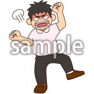 怒鳴る男性の画像