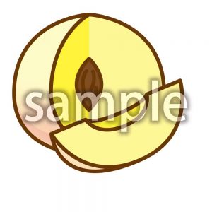 カットしたももの画像