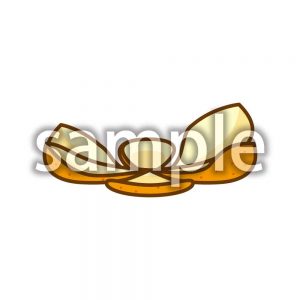 みかんの皮の画像