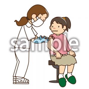 注射を打つ02の画像
