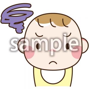 不機嫌赤ちゃんの画像