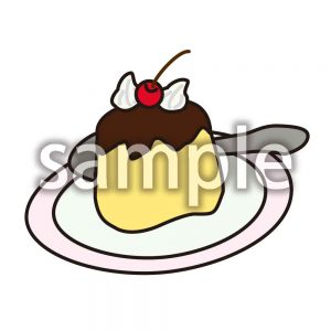 プリンアラモードの画像