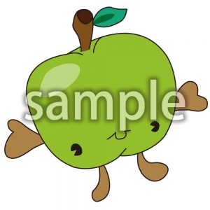 青いリンゴの画像