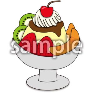 プリンアラモードの画像