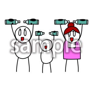 運動真剣のデブ郎家族の画像