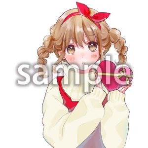 バレンタイン女の子の画像