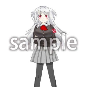 銀髪　生徒会長の画像