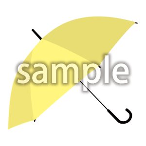 傘（黄色）の画像