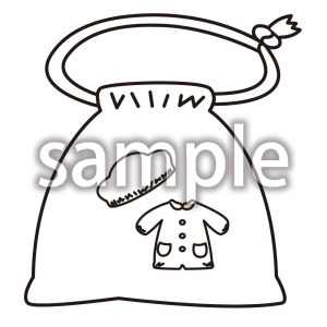 給食袋_塗りありの画像