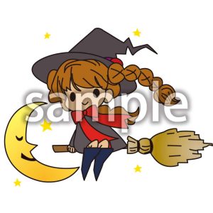 魔女ほうきの画像