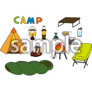 キャンプ用品の画像