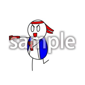 よさこい踊りのデブ郎の画像