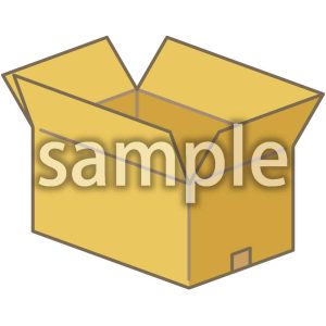 空のダンボールの画像