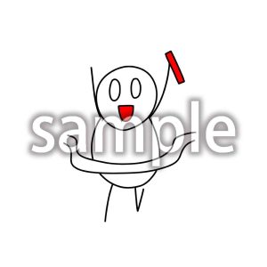 ゴールするデブ郎の画像