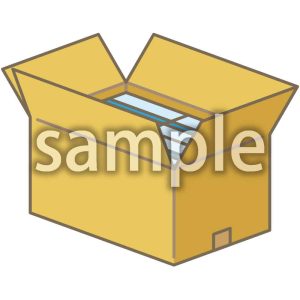 荷物が入ったダンボールの画像