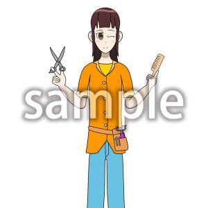 美容師の画像