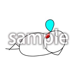 寝てるデブ郎の画像