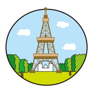 エッフェル塔の画像