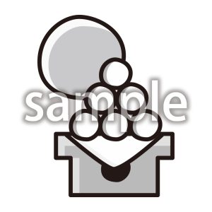 月見_モノクロの画像