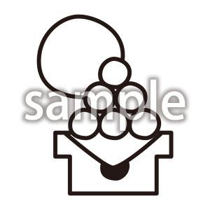 月見_線画の画像