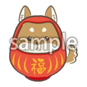 だるま戌の画像