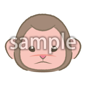 顔イラスト申の画像