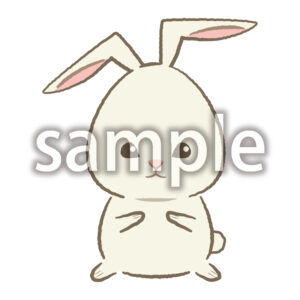 全身イラスト卯の画像