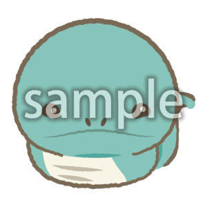 顔イラスト巳の画像