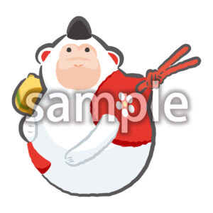 土鈴干支申の画像