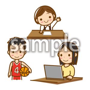 アイコン学校教育関係の画像