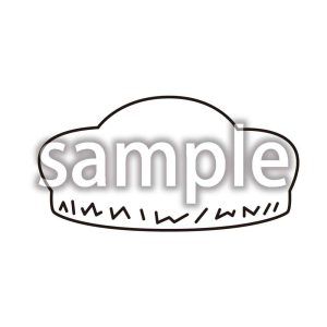 給食ぼうし_塗りありの画像