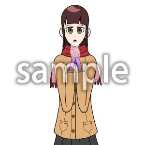 冬服の女の子の画像