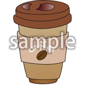 カップコーヒーの画像