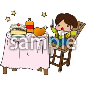 クリスマスディナーの画像