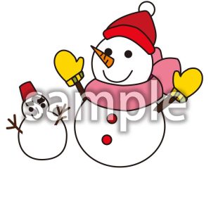 雪だるまの画像