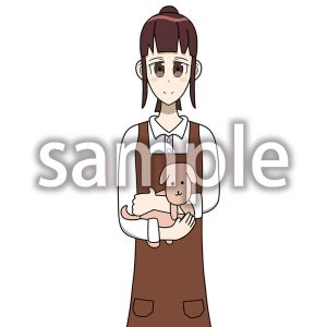ペットショップの女の子の画像