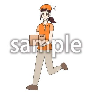 配達員の画像
