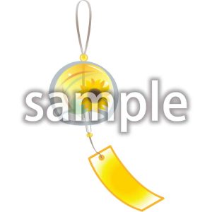 風鈴_ひまわりの画像