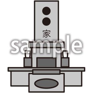 墓の画像