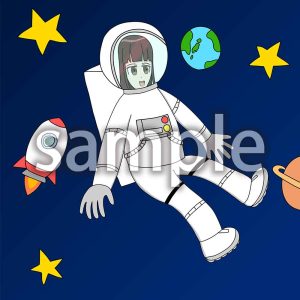 宇宙飛行士の画像