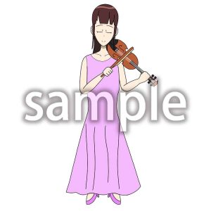 ヴァイオリニストの画像