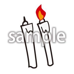 ロウソクの画像