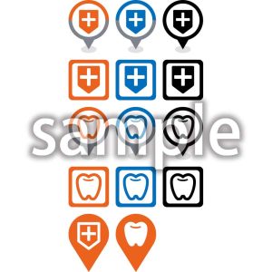 アイコン 病院・歯医者の画像