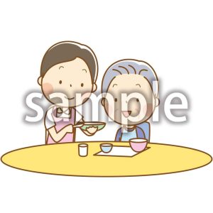身体介護_食事介助の画像